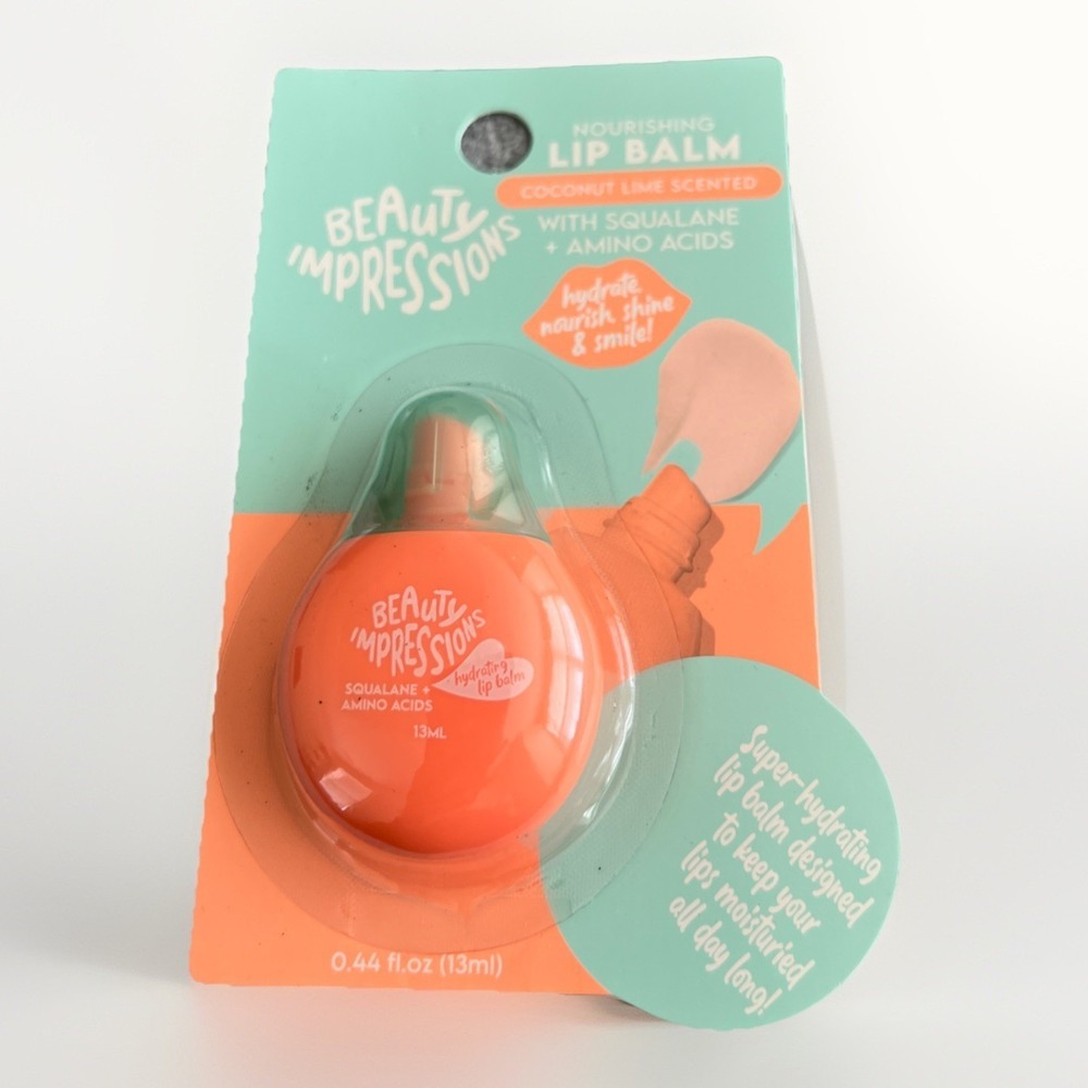Beauty Impressions Nourishing Lip Balm Coconut Lime Viral TikTok Squalane New